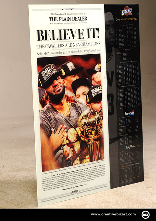 Believe it! Cleveland Cavaliers 2016 NBA Champions