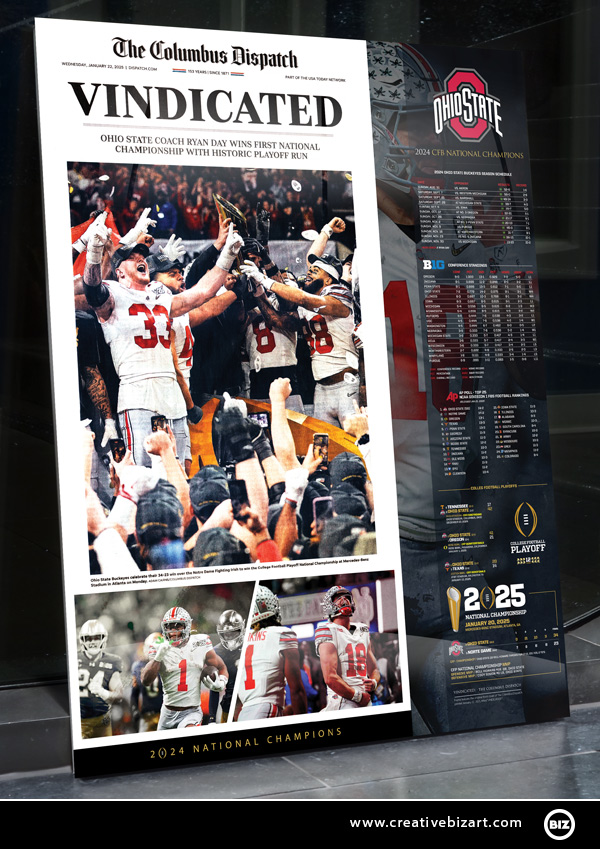 OSU College Football National Champions 2024